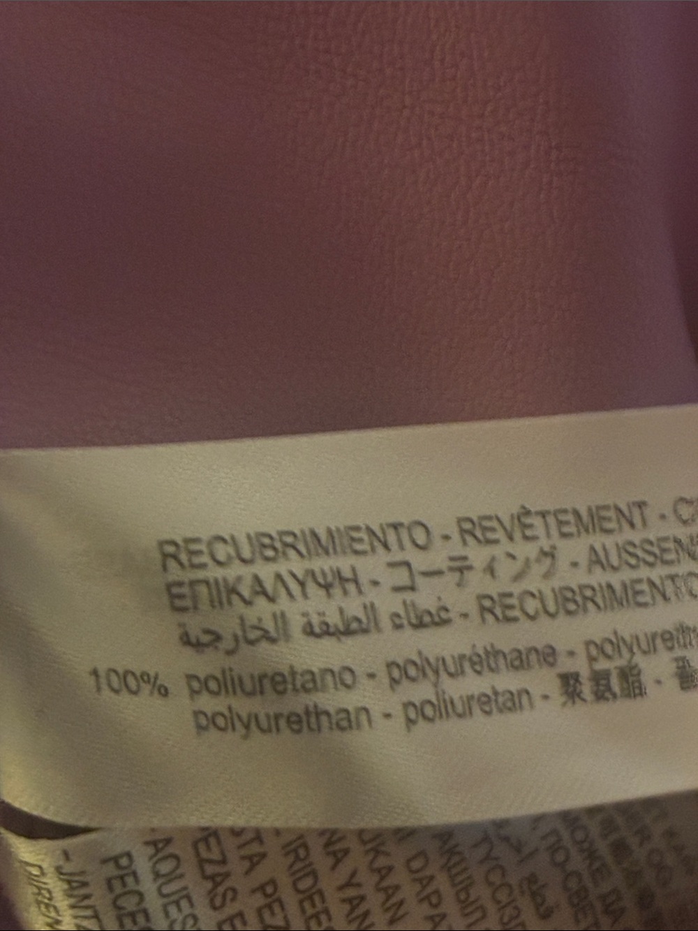 Zara Faux Leather Lilac Puff Sleeve Mauve Mini Dress - Picture 7 of 8